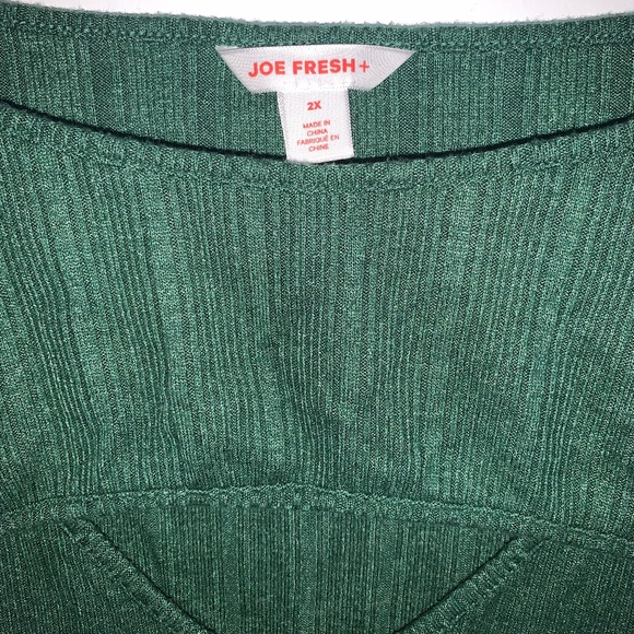 NEW NEVER WORN Joe Fresh Women+ Cutout Long Sleeve shirt - Picture 5 of 7